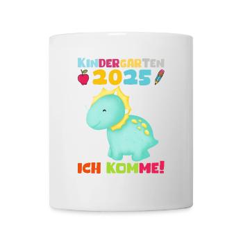 kiKindergarten 2025 Kids Gift Kita 2025 Décoration - Mug blanc - blanc - Devant