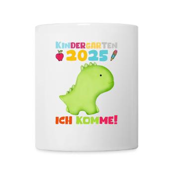 kiKindergarten 2025 Kids Gift Kita 2025 Décoration - Mug blanc - blanc - Devant