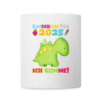 kiKindergarten 2025 Kids Gift Kita 2025 Décoration - Mug blanc - blanc - Devant