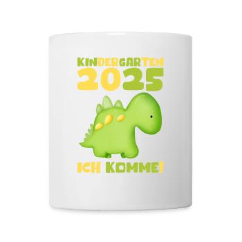 kiKindergarten 2025 Kids Gift Kita 2025 Décoration - Mug blanc - blanc - Devant