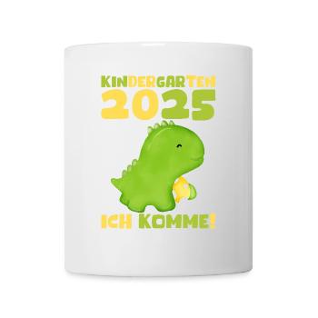 kiKindergarten 2025 Kids Gift Kita 2025 Décoration - Mug blanc - blanc - Devant