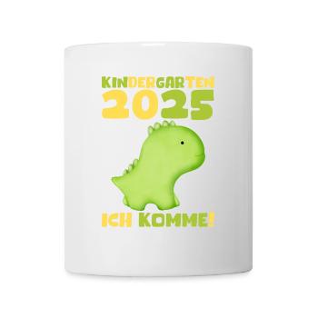 kiKindergarten 2025 Kids Gift Kita 2025 Décoration - Mug blanc - blanc - Devant