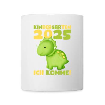kiKindergarten 2025 Kids Gift Kita 2025 Décoration - Mug blanc - blanc - Devant