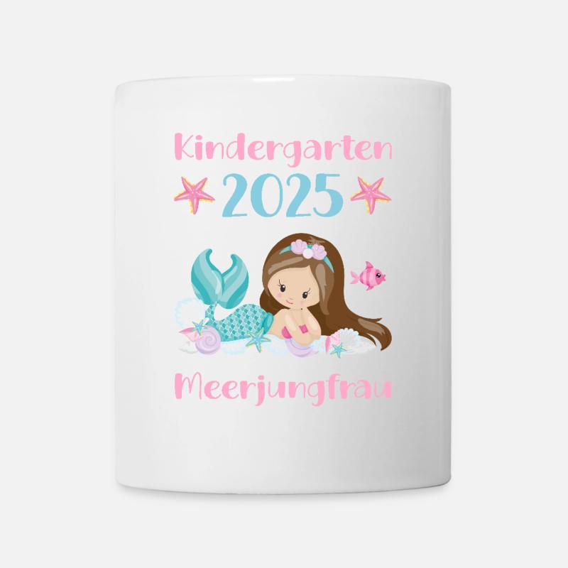 kiKindergarten 2025 Mädchen Geschenk Kita 2025 Dek - Tasse - Weiß