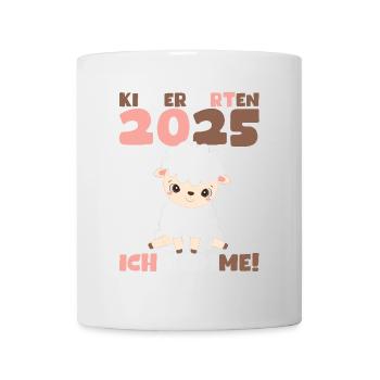 kiKindergarten 2025 Kids Gift Kita 2025 Décoration - Mug blanc - blanc - Devant
