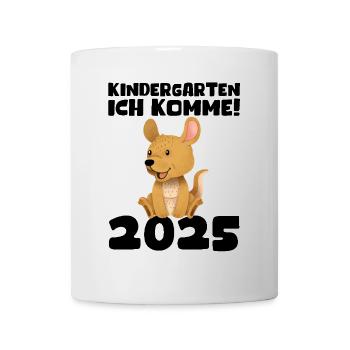 kiKindergarten 2025 Kids Gift Kita 2025 Décoration - Mug blanc - blanc - Devant