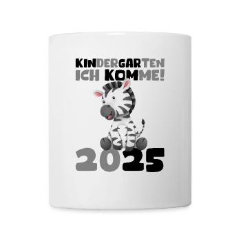 kiKindergarten 2025 Kids Gift Kita 2025 Décoration - Mug blanc - blanc - Devant