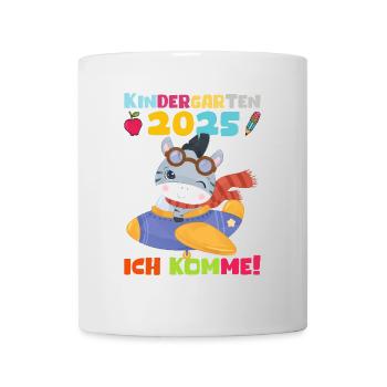 kiKindergarten 2025 Kids Gift Kita 2025 Décoration - Mug blanc - blanc - Devant