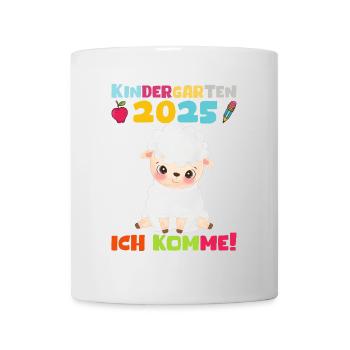 kiKindergarten 2025 Kids Gift Kita 2025 Décoration - Mug blanc - blanc - Devant
