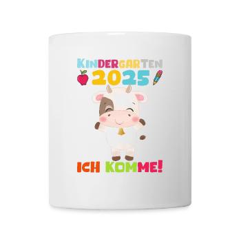 kiKindergarten 2025 Kids Gift Kita 2025 Décoration - Mug blanc - blanc - Devant