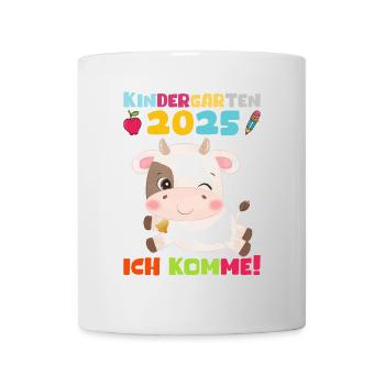 kiKindergarten 2025 Kids Gift Kita 2025 Décoration - Mug blanc - blanc - Devant