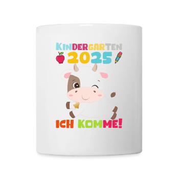 kiKindergarten 2025 Kids Gift Kita 2025 Décoration - Mug blanc - blanc - Devant