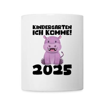 kiKindergarten 2025 Kids Gift Kita 2025 Décoration - Mug blanc - blanc - Devant