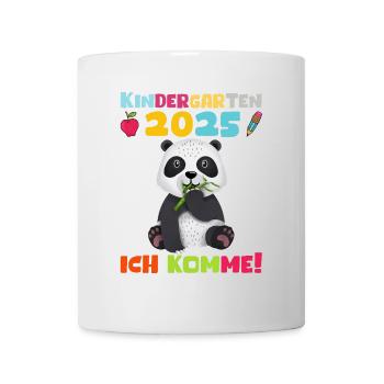 kiKindergarten 2025 Kids Gift Kita 2025 Décoration - Mug blanc - blanc - Devant