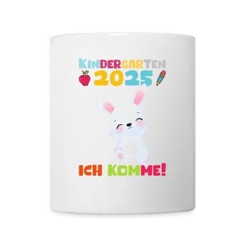 kiKindergarten 2025 Kids Gift Kita 2025 Décoration - Mug blanc - blanc - Devant