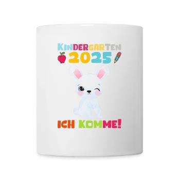 kiKindergarten 2025 Kids Gift Kita 2025 Décoration - Mug blanc - blanc - Devant