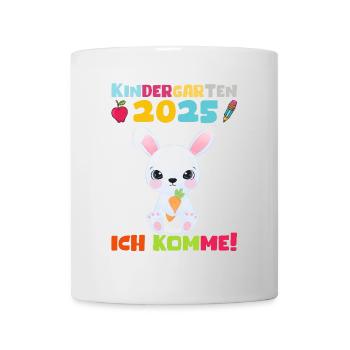 kiKindergarten 2025 Kids Gift Kita 2025 Décoration - Mug blanc - blanc - Devant