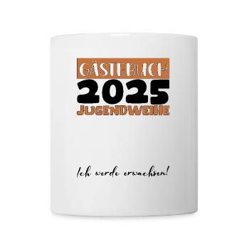 Jugendweihe 2025 Guestbook Gift Girls Boys - Mug - white - Front