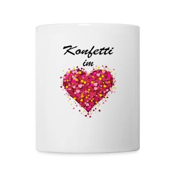 Carnival Carnival Costume Confetti in the Heart Fun - Mug - white - Front