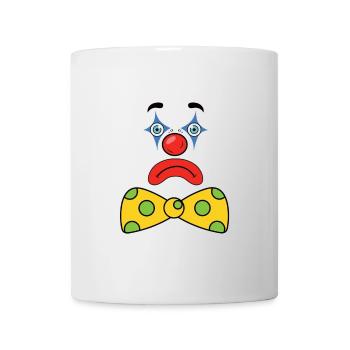 Lebendige Clowns Kostüme Fasching Fasnacht Feiern - Tasse - Weiß - Vorne