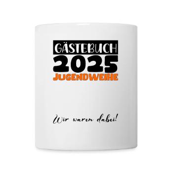 Jugendweihe 2025 Livre d’or Cadeau Filles Garçons - Mug blanc - blanc - Devant