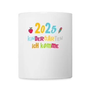 Kindergarten 2025 Kinder Geschenk Kita 2025 Deko - Tasse - Weiß - Vorne