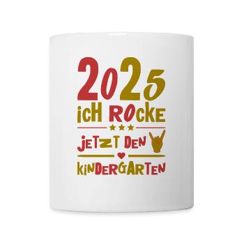 Kindergarten 2025 Kids Gift Kita 2025 Decoration - Mug - white - Front