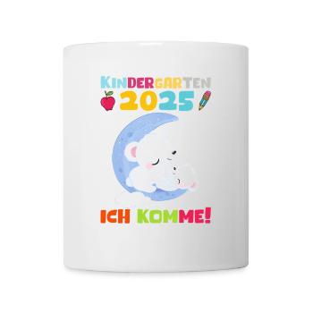 Kindergarten 2025 Kinder Geschenk Kita 2025 Deko - Tasse - Weiß - Vorne