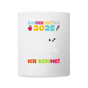 Kindergarten 2025 Kinder Geschenk Kita 2025 Deko - Tasse - Weiß - Vorne