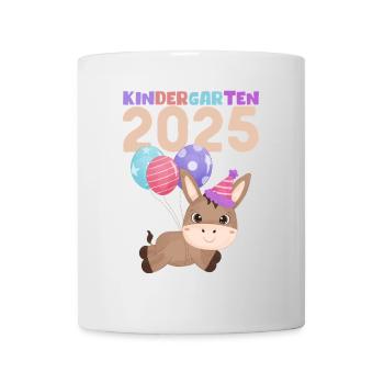 Kindergarten 2025 Kids Gift Kita 2025 Decoration - Mug - white - Front
