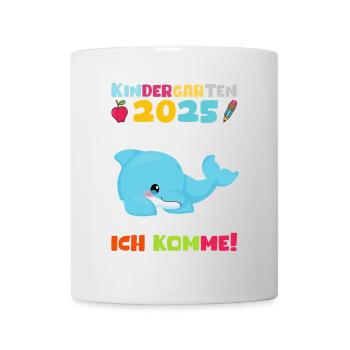 Kindergarten 2025 Kids Gift Kita 2025 Decoration - Mug - white - Front