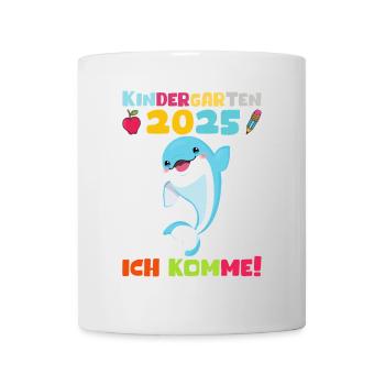 Kindergarten 2025 Kids Gift Kita 2025 Decoration - Mug - white - Front