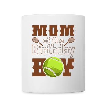 Mutter Des Geburtstagskindes Tennis Party Familie - Tasse - Weiß - Vorne