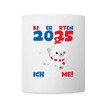 Kindergarten 2025 Kinder Geschenk Kita 2025 Deko - Tasse - Weiß - Vorne