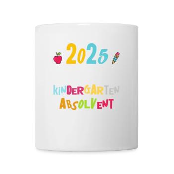 Abschied Kindergarten 2025 Geschenk Mädchen Jungen - Tasse - Weiß - Vorne