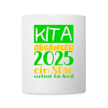 Abschied Kindergarten 2025 Geschenk Mädchen Jungen - Tasse - Weiß - Vorne