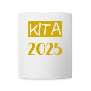 Abschied Kindergarten 2025 Geschenk Mädchen Jungen - Tasse - Weiß - Vorne