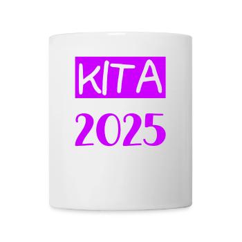 Abschied Kindergarten 2025 Geschenk Mädchen Jungen - Tasse - Weiß - Vorne