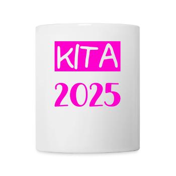 Abschied Kindergarten 2025 Geschenk Mädchen Jungen - Tasse - Weiß - Vorne