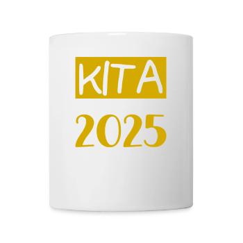 Abschied Kindergarten 2025 Geschenk Mädchen Jungen - Tasse - Weiß - Vorne