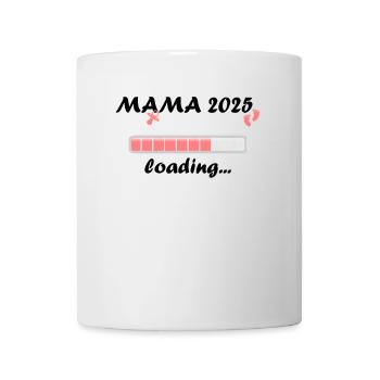 Maman 2025 Cadeau Femmes Dames Mère Enceinte - Mug blanc - blanc - Devant