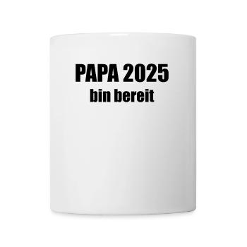 Dad 2025 Gift Men Men Father Pregnant - Mug - white - Front