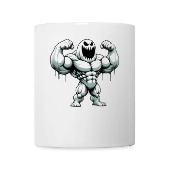 White Monster - Muscle Monster Gym Training - Mug - white - Front