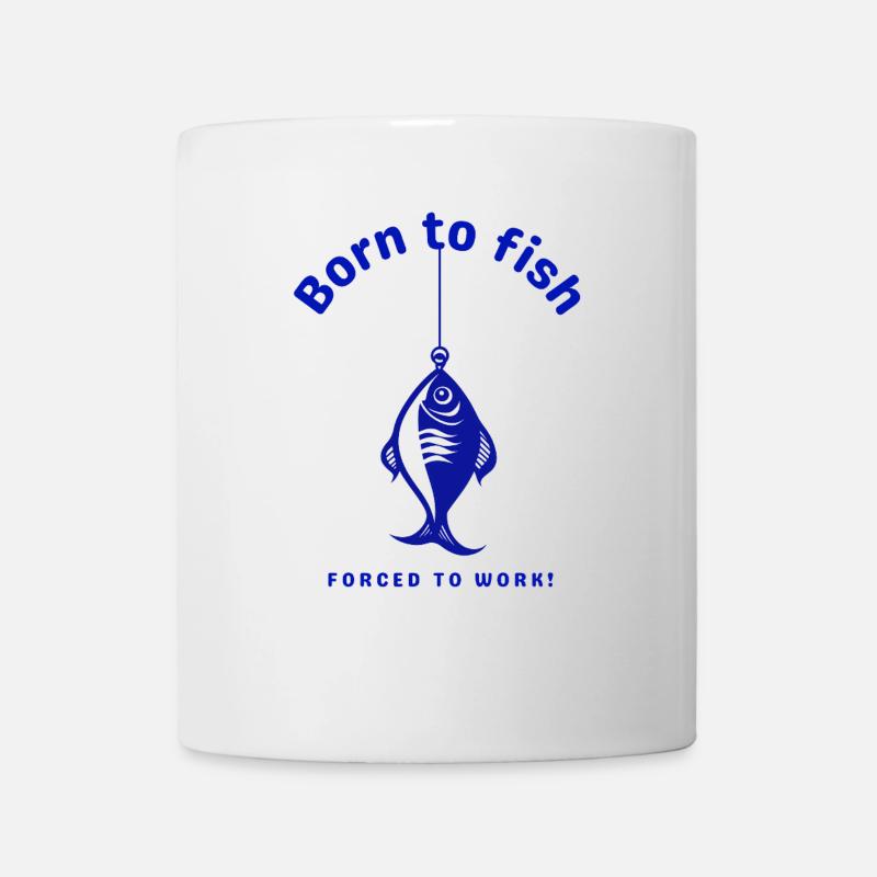 Reel Life, Real Fun - Angler, Gift, Nature - Mug - white
