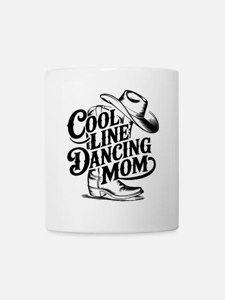 Line Dance Mom Line Dance Mom Cadeau - Mug blanc - blanc