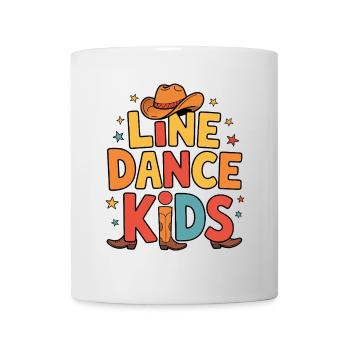 Line Dance Kids Kids Dancing Line Dance - Mug - white - Front
