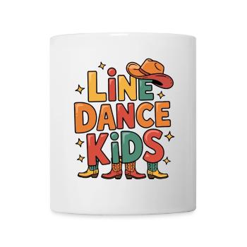 Line Dance Kids Kids Dancing Line Dance - Mug - white - Front