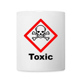 Toxic /Chemistry / Symbol - Mug - white - Front