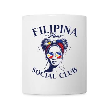 Philippinen Flagge Club Frau Mutter Philippinen - Tasse - Weiß - Vorne