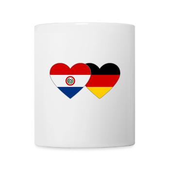 Paraguay Germany Heart Flag - Mug - white - Front